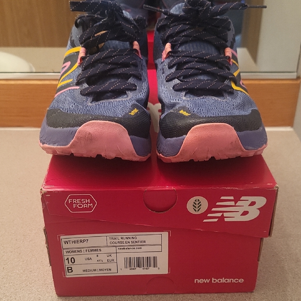 New Balance Women's Trail Running Shoes - Blue and Yellow